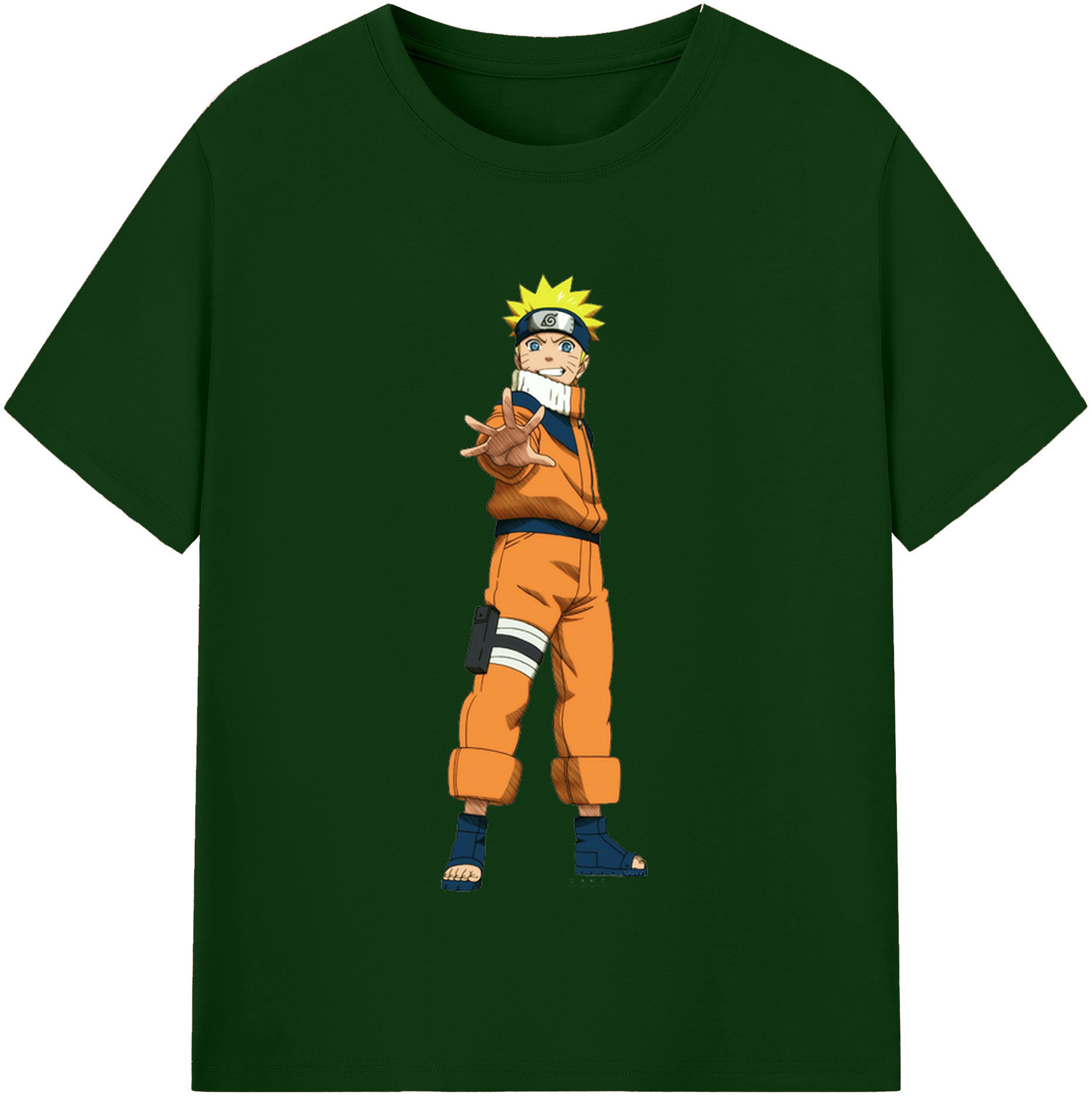 （画像用） NARUTO -ナルト- うずまき ナルト Uzumaki Naruto 綿100％半袖Tシャツ（フロントプリント）